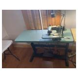 US blind stitch machine, Model # 718-N,  hems &