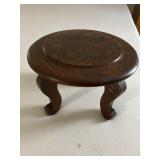 small wooden stool, 13 x 8 1/2