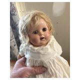 Vintage Composition head, arms & legs doll