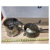 Vintage Foley Food Mill & a flour sifter