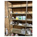 2 section heavy shelving 18ï¿½ 74ï¿½ x 87ï¿½ H, no