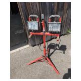 Adjustable halogen lights , works