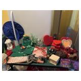 Collection of Holiday Decor, Easter, Valentines,