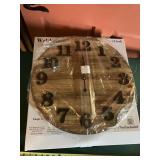 Waltham battery operated wall clock, NIB