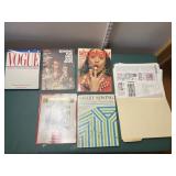 5 Sewing books & file of various pamphlets