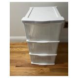 3 Drawer unit, plastic, 13 x16 x 25