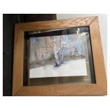4 pictures & empty frame