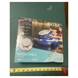 Intex Mega Chill floating cooler, as found