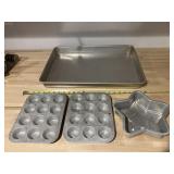 Aluminum Bakewear, 15 x 20 sheetcake tray by