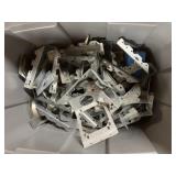 Rubbermaid tote with joist hangers