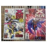Marvel X Men Unlimited #1 collectors Issue & #2
