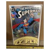 DC, The Adventures of SUperman #505 metalic cover