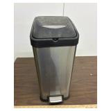 Stainless Garbage Can, 8 x 12 x 20