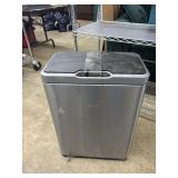 Stainless Steel Garbage can, 18 x 11 x 26