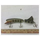 vintage Tony Burmek jointed musky lure