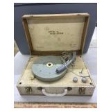 Tele-tone record player untested