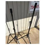 2 Samson adjustable tripods with carrying bag