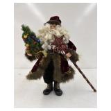 17" tall Santa w/tree