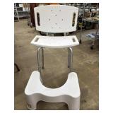 Sqatty Potty & shower chair