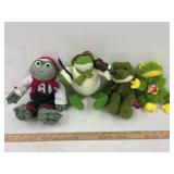4 frogs, 1 TY & 1 Russ