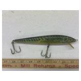 vintage Rebel Minnow floater fishing lure,