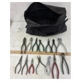 Tool bag of pliers