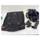 2 pieces of luggage, Verdi &  blue is LLBean