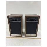Pair of Air Suspension Speakers 11 x 8 x 19