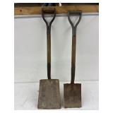 2 shovels