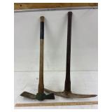 2 Mattox, wooden handles