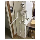 Poseable skeleton, 5ft tall, grey