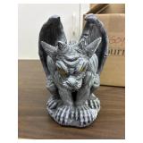 Solar power Gargoyle 9"tall, plastic