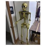 5 ft tall gold skeleton