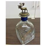 Caribou Crossing Whisky bottle w/moose cork