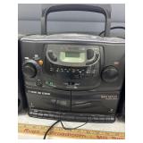 Phillips radio cassette cd player, radio plays