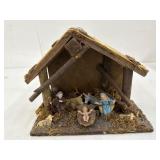 Vintage Nativity scene made in Italy