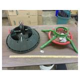 2 Christmas tree stands