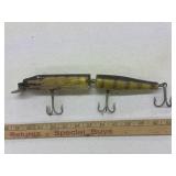 vintage Creek Chub Bait Co. Jointed Pikie wooden