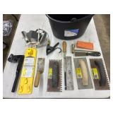Bucket with tools
