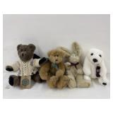 Boyd Bear w/tag,TY bear & Bunnie,Coke Bear