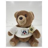Teddy w/25 cent "Love"  US stamp on shirt &