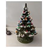 16" tall Ceramic light up Christmas Tree