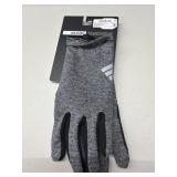 Adidas womens touchscreen running gloves, size MD