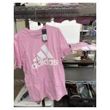 2 Adidas pink T-shirts, size M