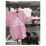 2 Adidas pink T-Shirts, size M