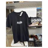 2 Adidas Black T Shirts, size M