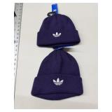 2 Adidas 1-size knit beanie, plum purple