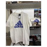 2 Adidas White T-Shirts, size M