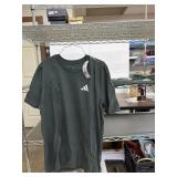 2 Adidas grey  T-Shirts, Size L