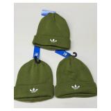 3 Adidas 1-size knit beanie, tech olive